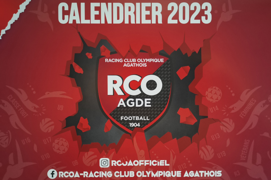 Le calendrier 2023 du RCOA est disponible !