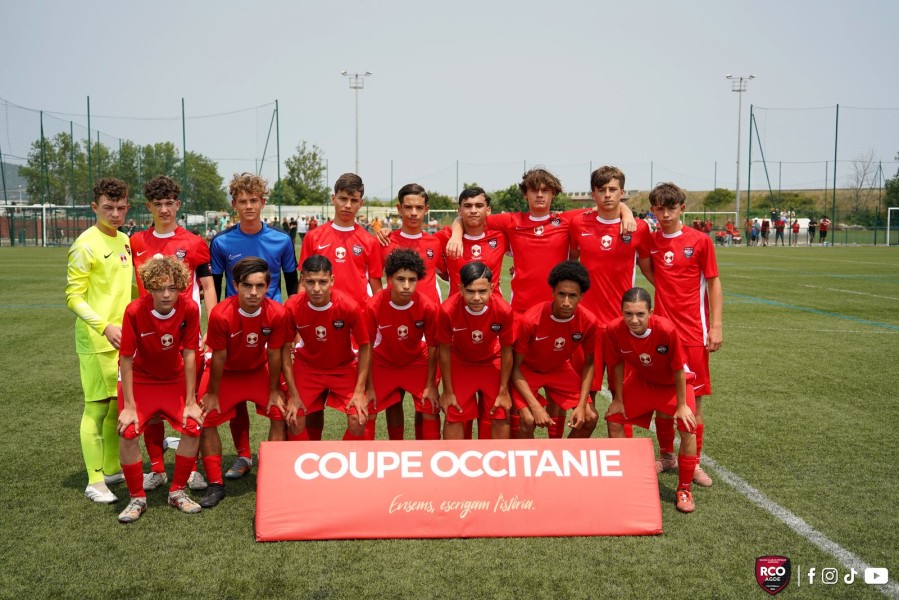 Finale de la Coupe d’Occitanie U15 : le RCO Agde s’incline avec les honneurs face à Nîmes