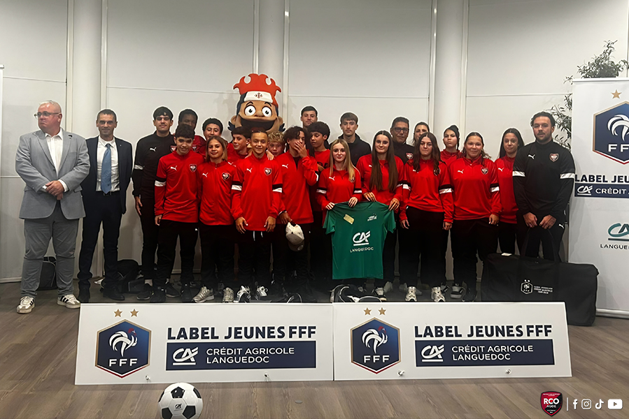 Labels Jeunes FFF : le RCO Agde sacré meilleur club de l’Hérault filles et garçons !