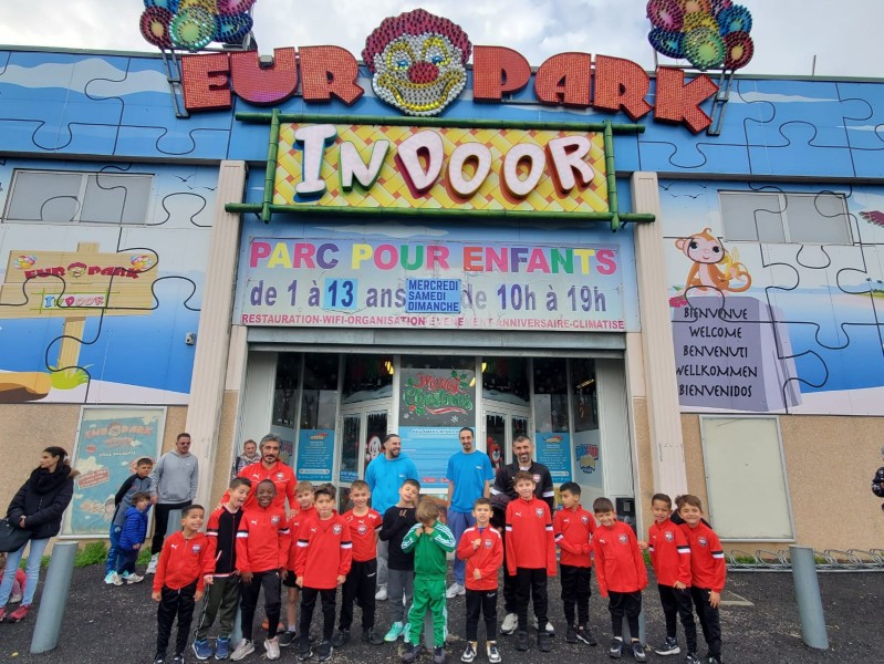 Une parenthèse ludique pour les U8 à Europark Indoor