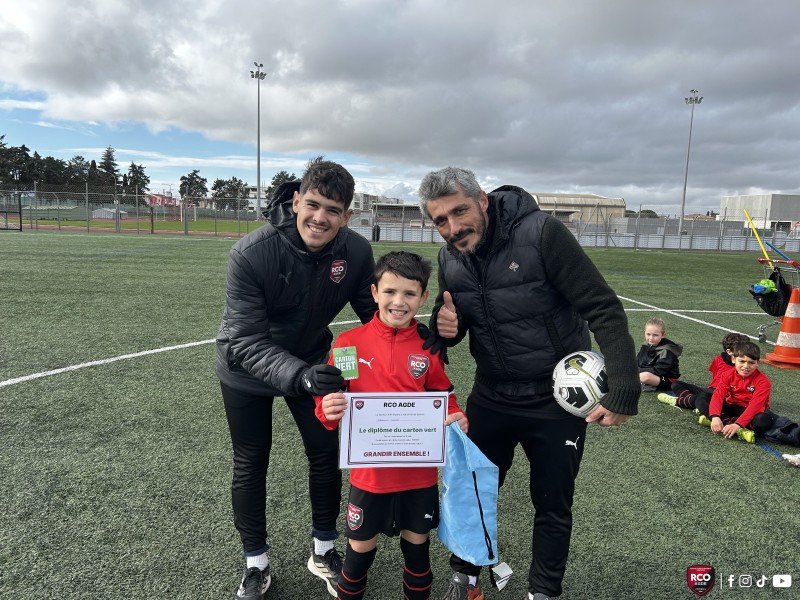 Cartons verts : le respect mis à l’honneur au RCO Agde