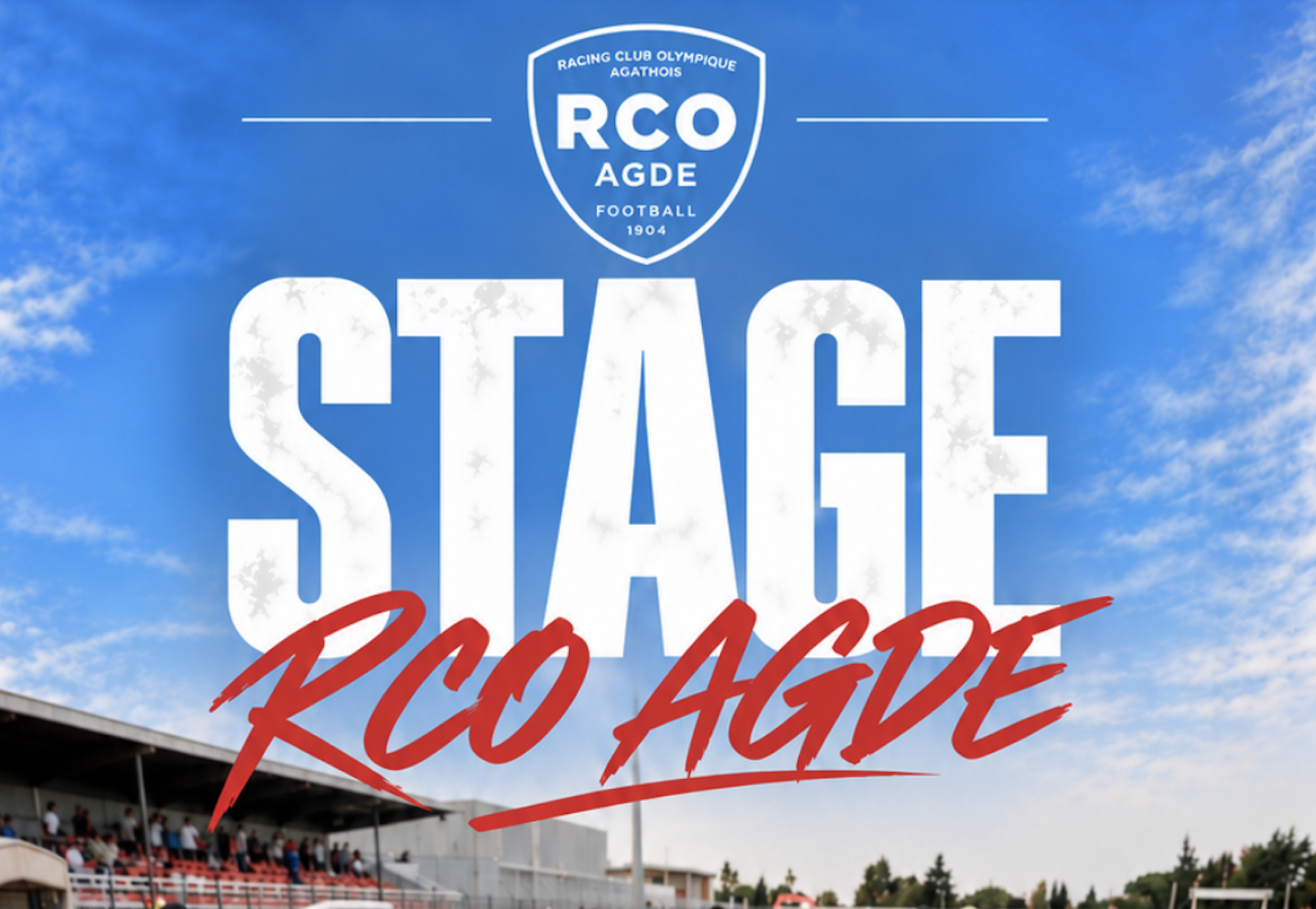 Stage de football des vacances de la Toussaint au RCO Agde