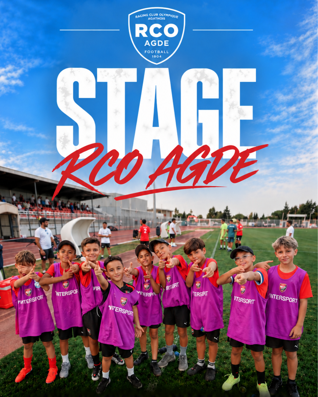 Stage de football des vacances de la Toussaint au RCO Agde