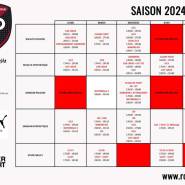 horaires tableai rcoa entrainemnt 24 25