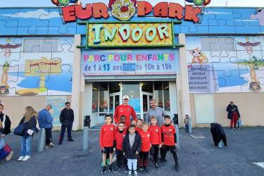 Noël avant l'heure pour les U7 à Europark Indoor