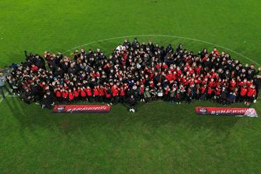 Le club a célébré Noël au Stade Louis Sanguin