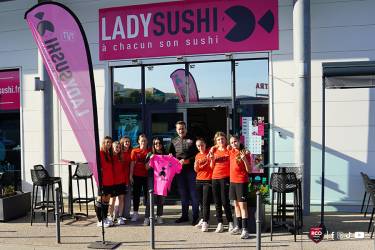 Lady Sushi soutient le RCO Agde pour cette saison
